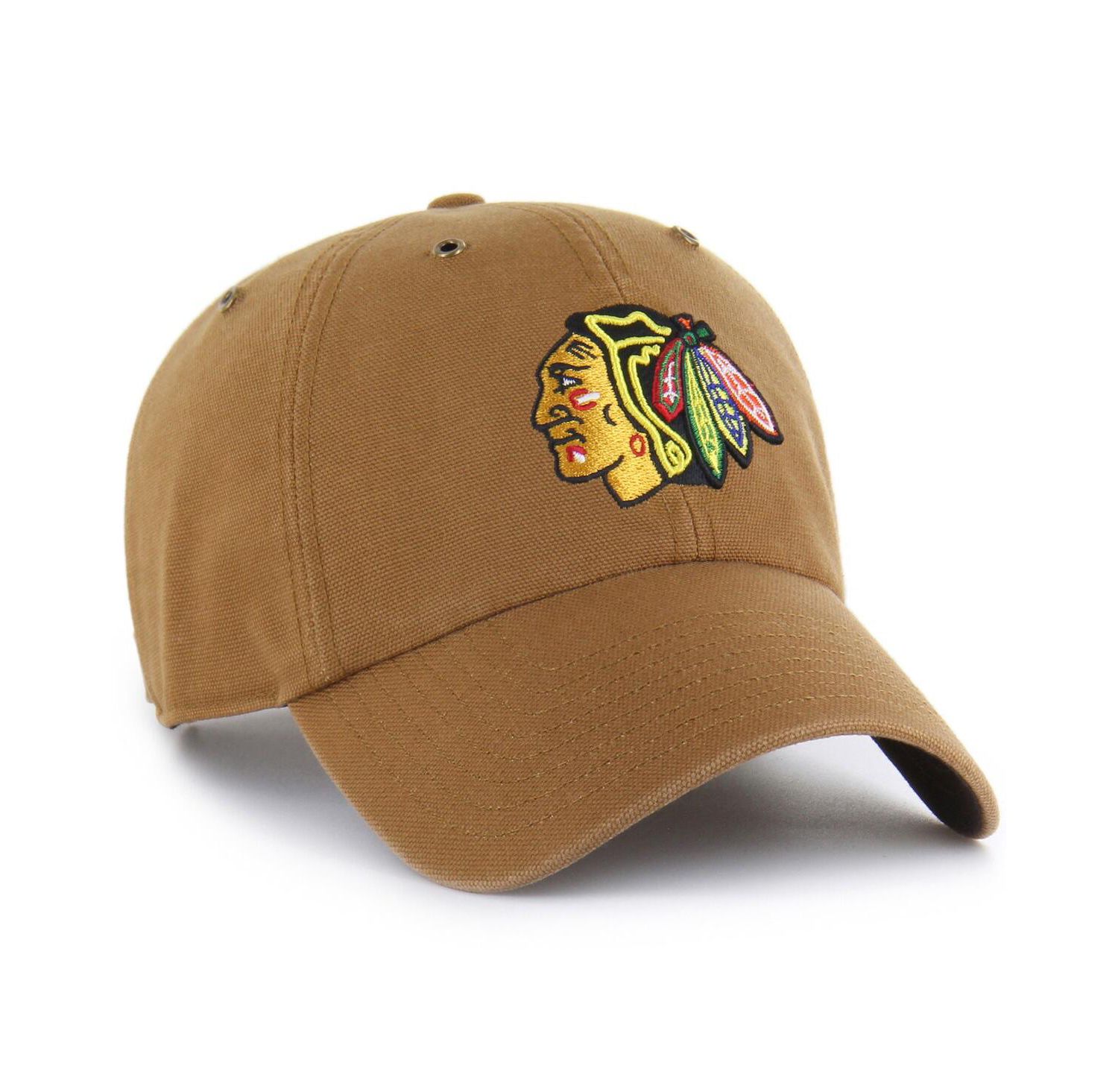 Carhartt x Men's Brown Chicago Blackhawks Clean Up Adjustable Hat