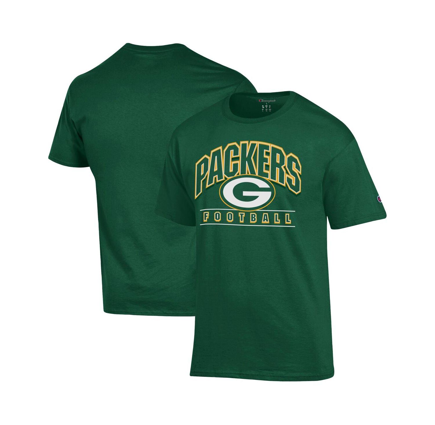 Men's Forest Green Bay Packers Helmet T-Shirt