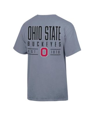 Men's Gray Ohio State Buckeyes Big Name T-Shirt