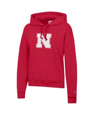 Women's Scarlet Nebraska Huskers Power Blend Fleece Hoodie