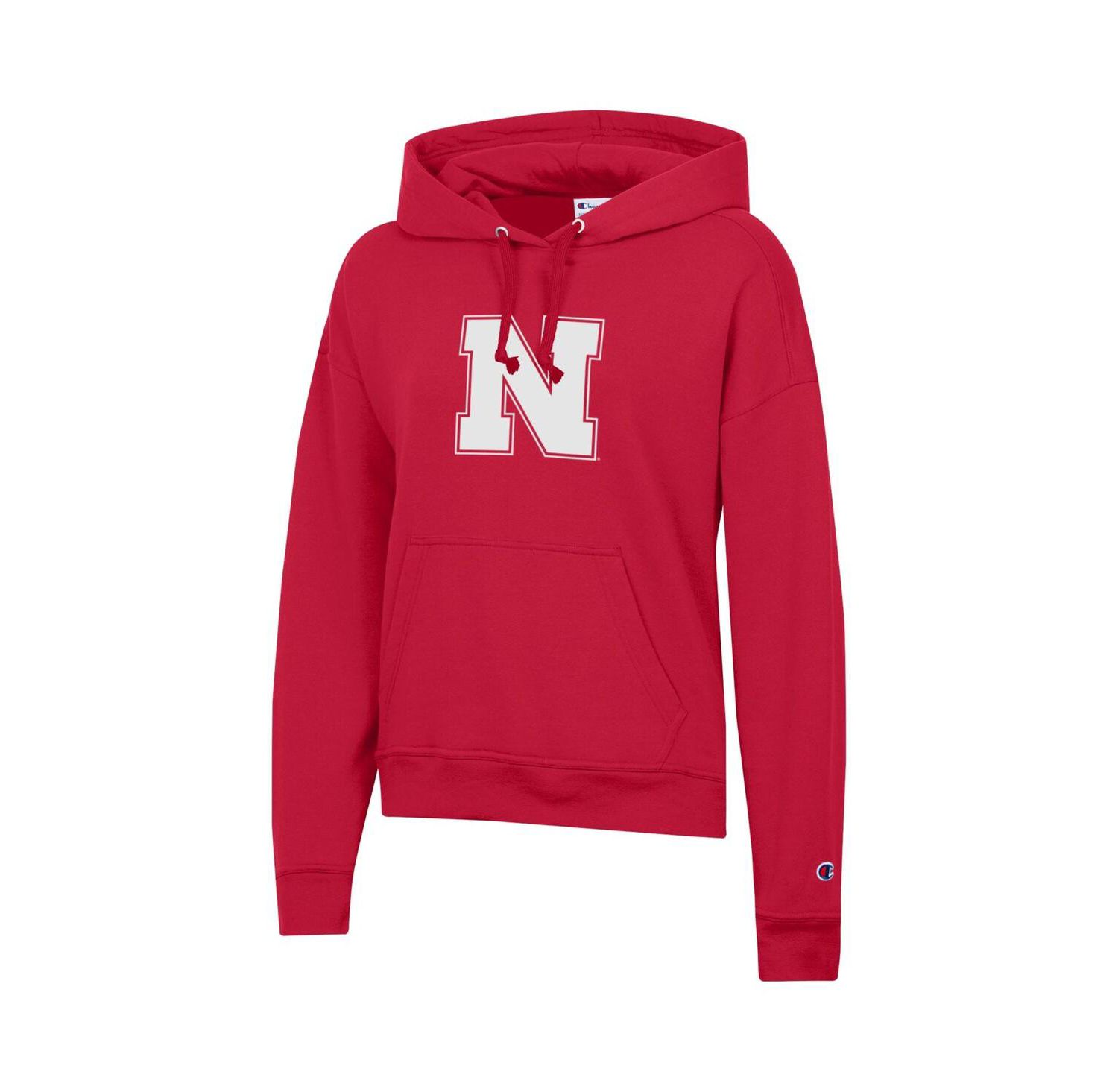 Women's Scarlet Nebraska Huskers Power Blend Fleece Hoodie