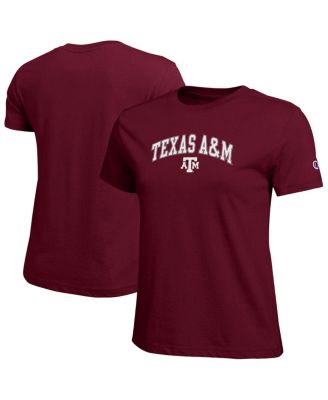 Champion - Women's Maroon Texas A & M Aggies Arched Over Logo T-Shirt