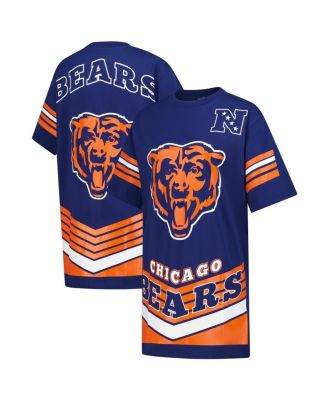 Gameday Couture - Women's Navy Chicago Bears Perfect Score Vintage T-Shirt Dress