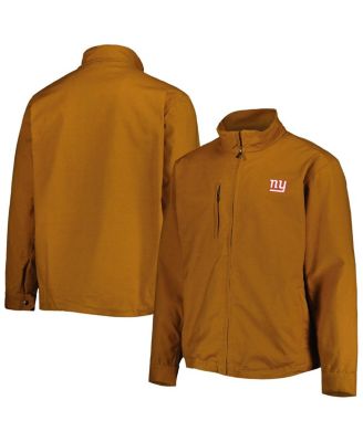 Dunbrooke - Men's Tan New York Giants Journey Workwear Tri-Blend Full-Zip Jacket