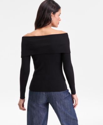 Women's Off-The-Shoulder Sweater, Macy's Exclusive