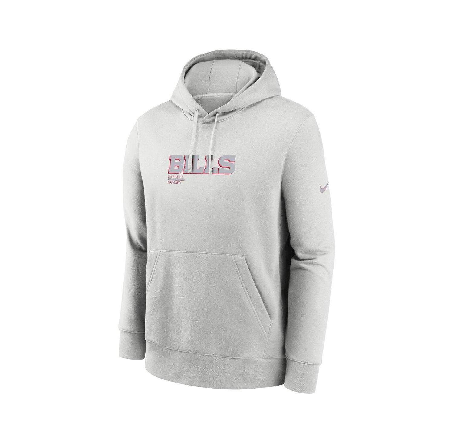 Men's Gray Buffalo Bills Edge Pack French Terry Club Pullover Hoodie