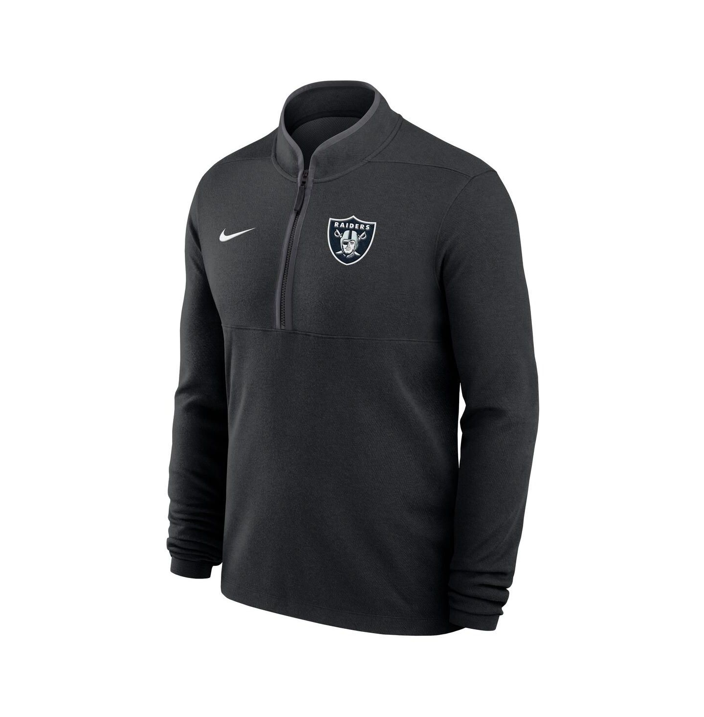 Мужское лёгкое худи Nike Las Vegas Raiders Victory Dri-FIT на полумолнии, Black — фото 2