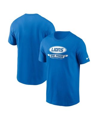 Nike - Men's Blue Detroit Lions Primetime Local Essential T-Shirt