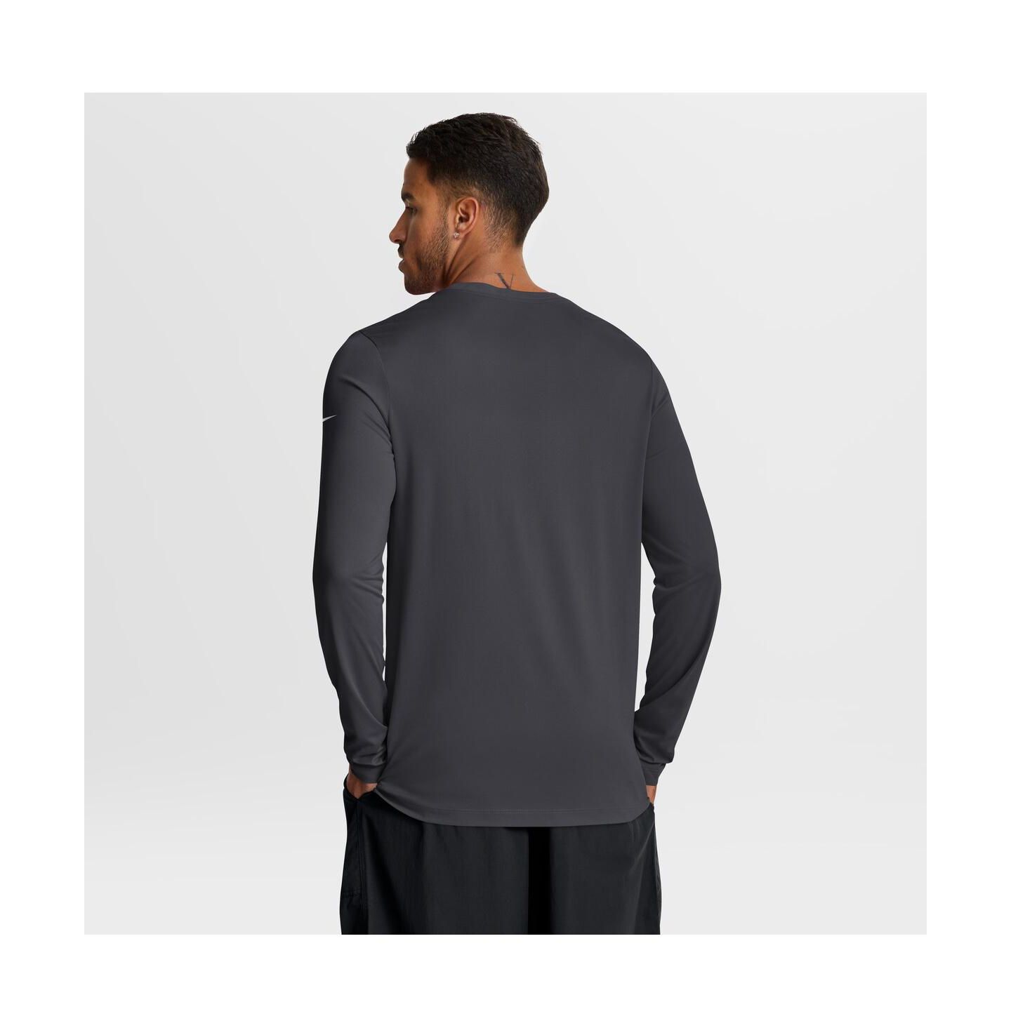 Мужская футболка Nike Anthracite Minnesota Vikings Primetime Legend Icon Performance Long Sleeve — фото 2