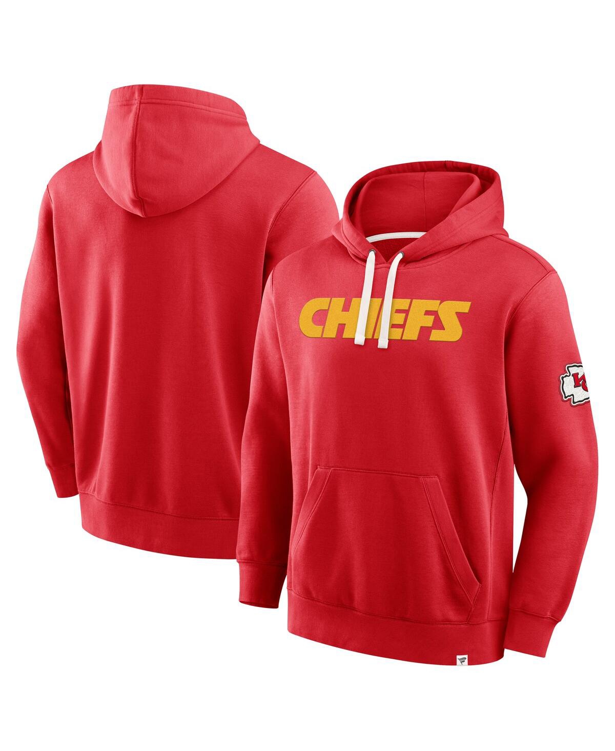Fanatics Men's Red Kansas City Chiefs New Horizons Heritage Pullover Hoodie In Red