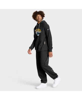 Men's Black Jacksonville Jaguars Sideline Standard Issue Initial Home Dri-FIT Hoodie