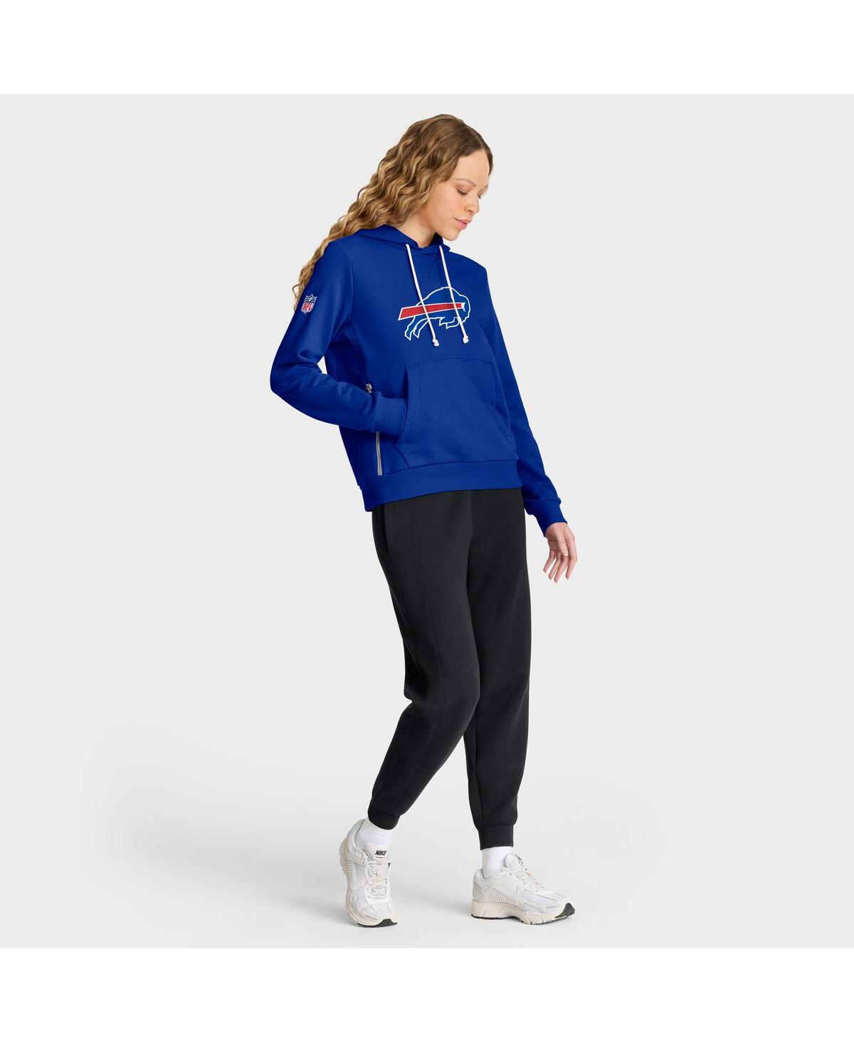 Nike Women's Royal Buffalo Bills Sideline Standard Issue Initial Home Dri-fit Hoodie