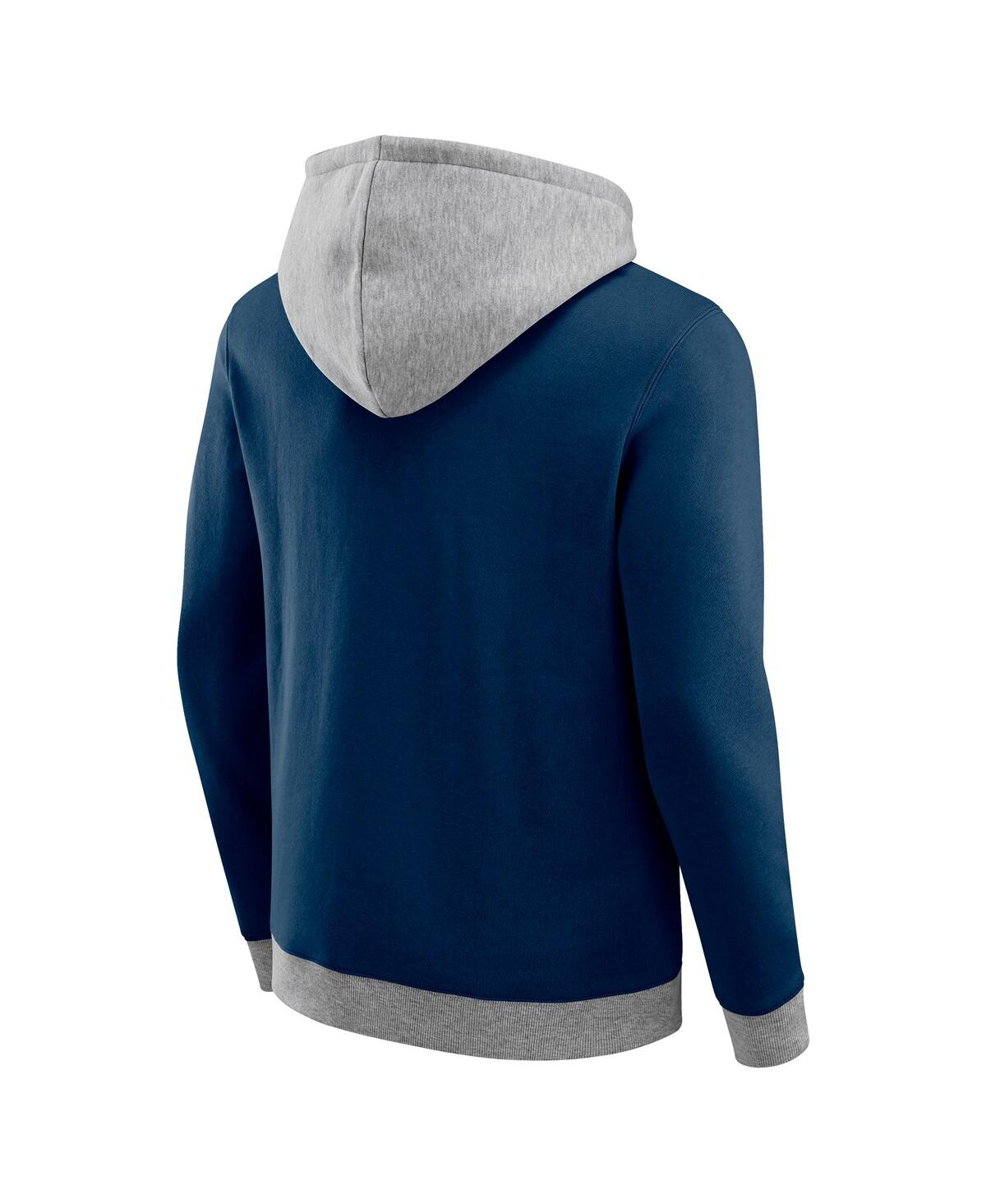 Fanatics Darius Rucker Collection By  Men's Navy Denver Broncos Coaches Hoodie In Blue