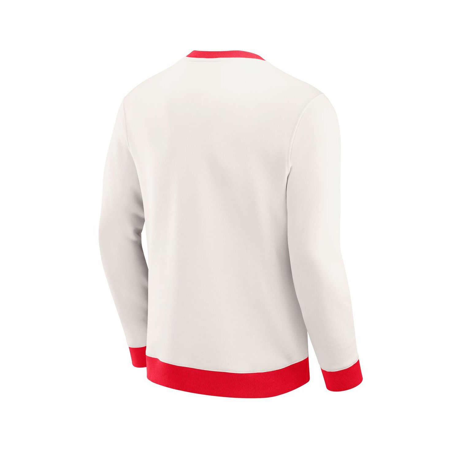 Darius Rucker Collection by Men's Cream Kansas City Chiefs Color Block Crewneck Sweatshirt