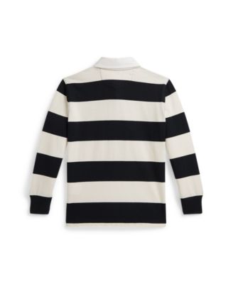 Boys' 2T-7 Striped Rugby T-Shirt