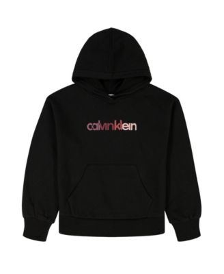 Calvin Klein - Girls 7-16 Long Sleeve Pull-On Hoodie