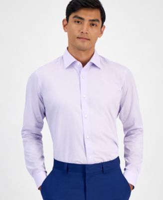 hugo boss dress shirt Men's Roan Slim Fit Long Sleeve Button Down Shirt, Black 100% cotton. Hugo Boss Red Label Men's