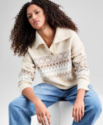 Women's Fair Isle Pullover Sweater, Macy's Exclusive