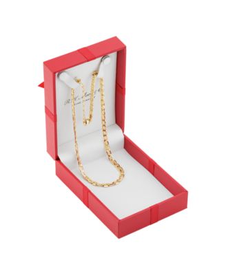 Lightweight Polished Mariner Link 18" Chain Necklace (5.5MM) in 14k Gold