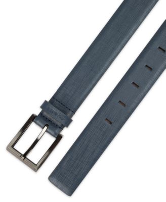 Sleek Saffiano Dress Belt