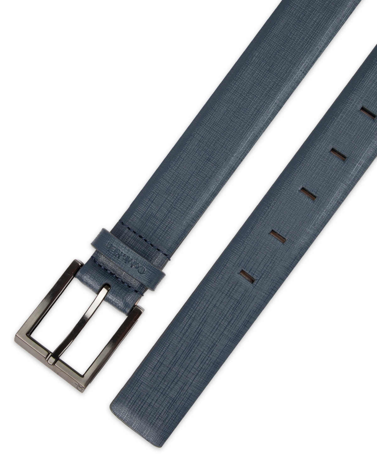 Calvin Klein Sleek Saffiano Dress Belt