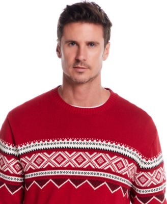 Men's Fairisle Crewneck Sweater