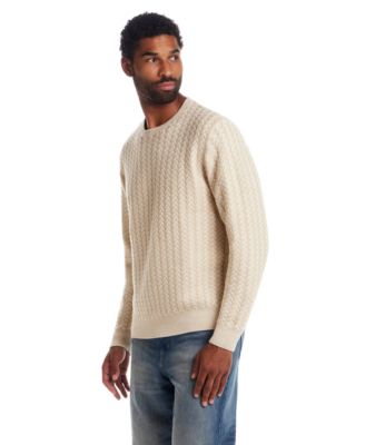Men's Braided Crewneck Sweater