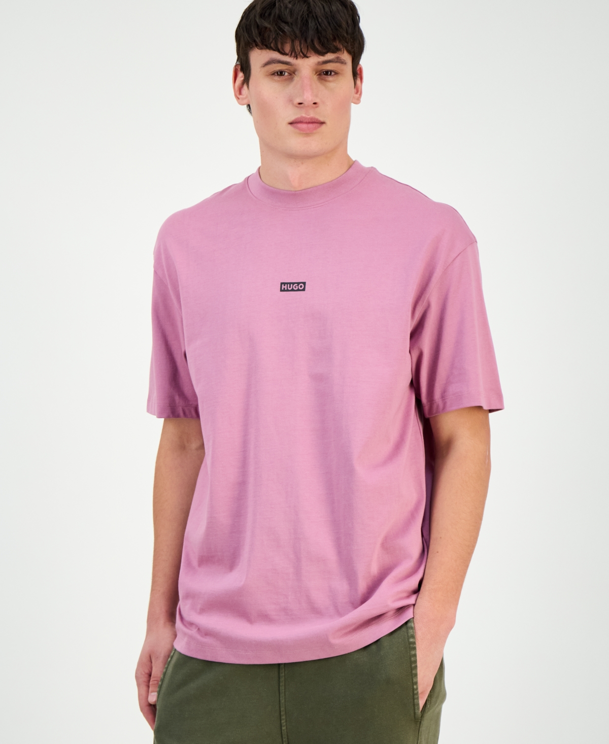 Hugo Boss Men's Nalono Short-Sleeve Crewneck Logo T-Shirt