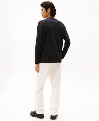 Men's Linear Flag Graphic Long-Sleeve T-Shirt