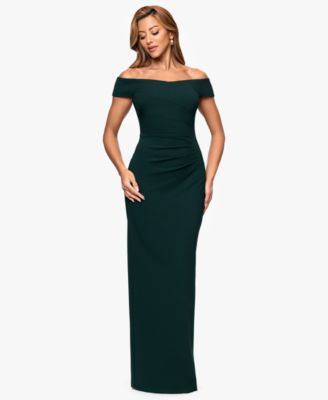 Women's Off The Shoulder Back Slit Dress