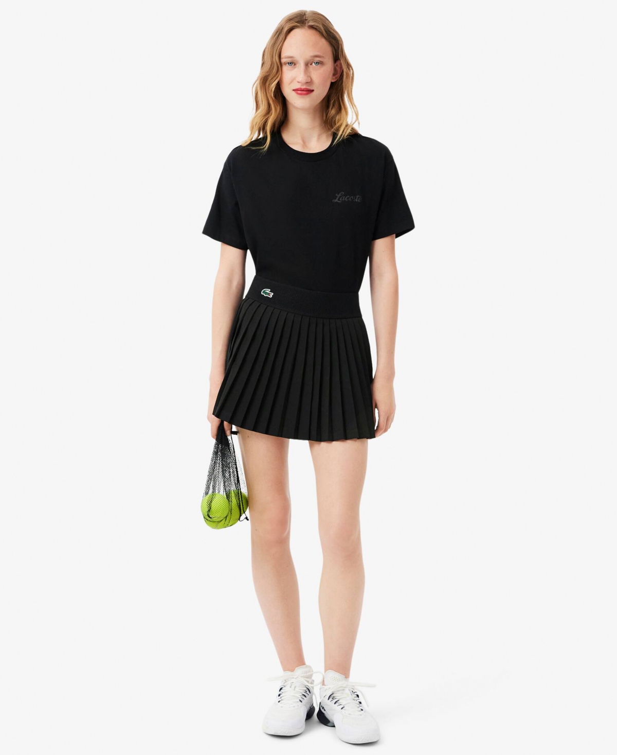 Lacoste Usa Women's Pleated Tennis Skirt