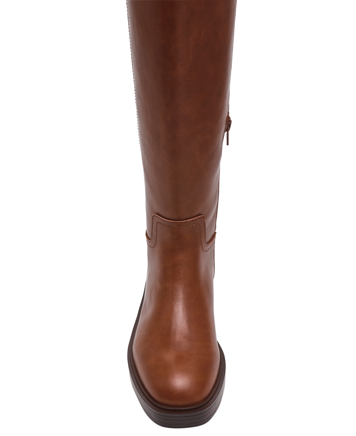 Dv Dolce Vita Women's Jernie Full Zip Riding Tall Boots In Brown
