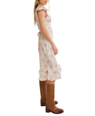 Women's Haven Floral Print Midi Slip Dress