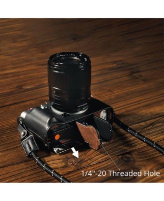 Leather Half Case Kit for Fujifilm X-E5 Camera, Black