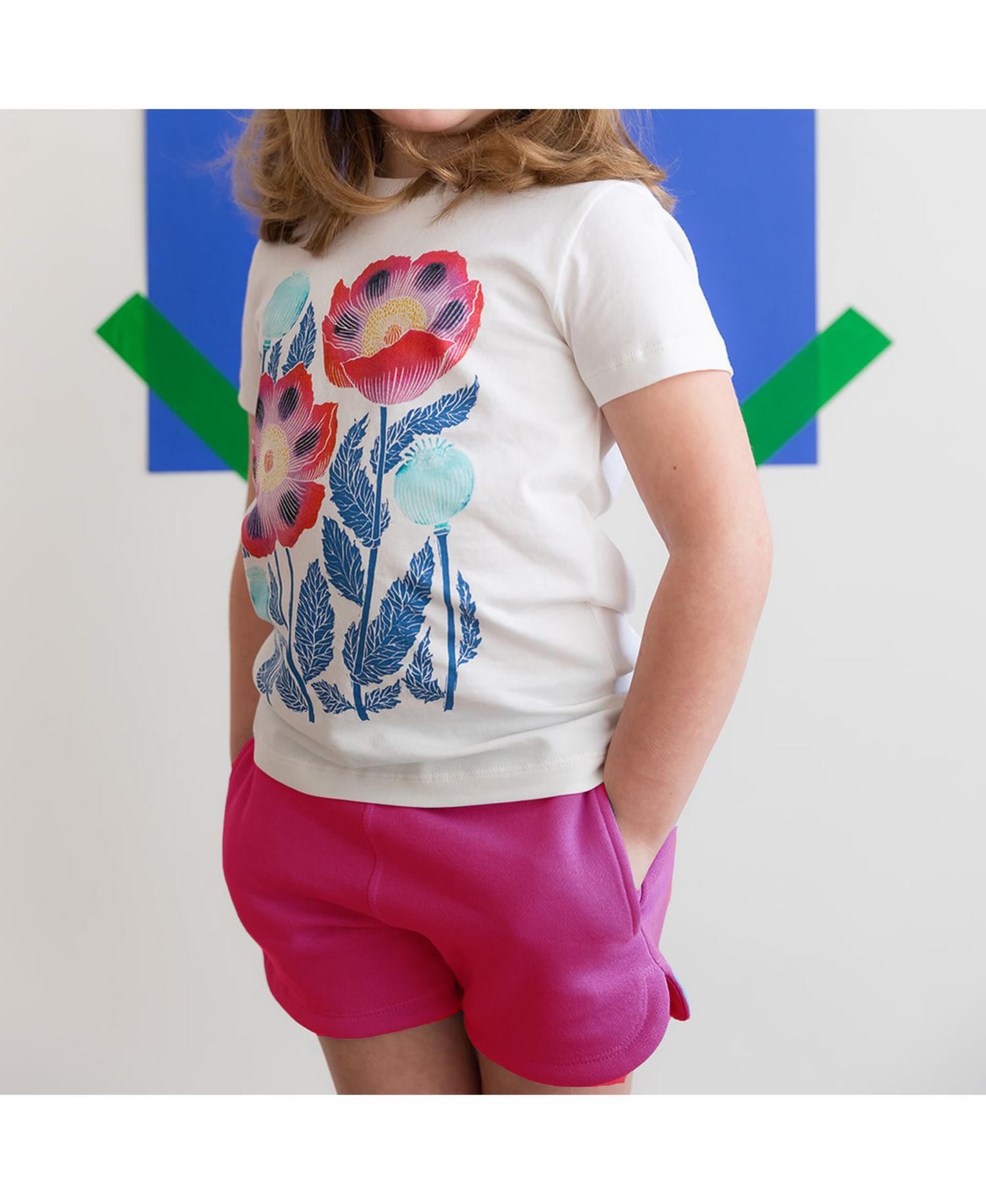 Girls Fair Trade Organic Cotton Pocket Track Short
