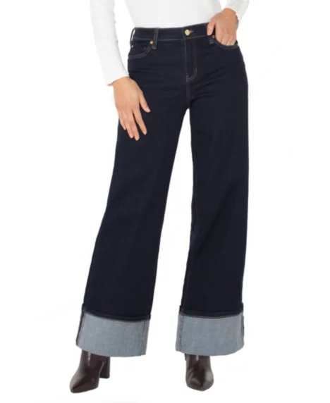 Petite Morgan Cuffed Jeans - Indigornse