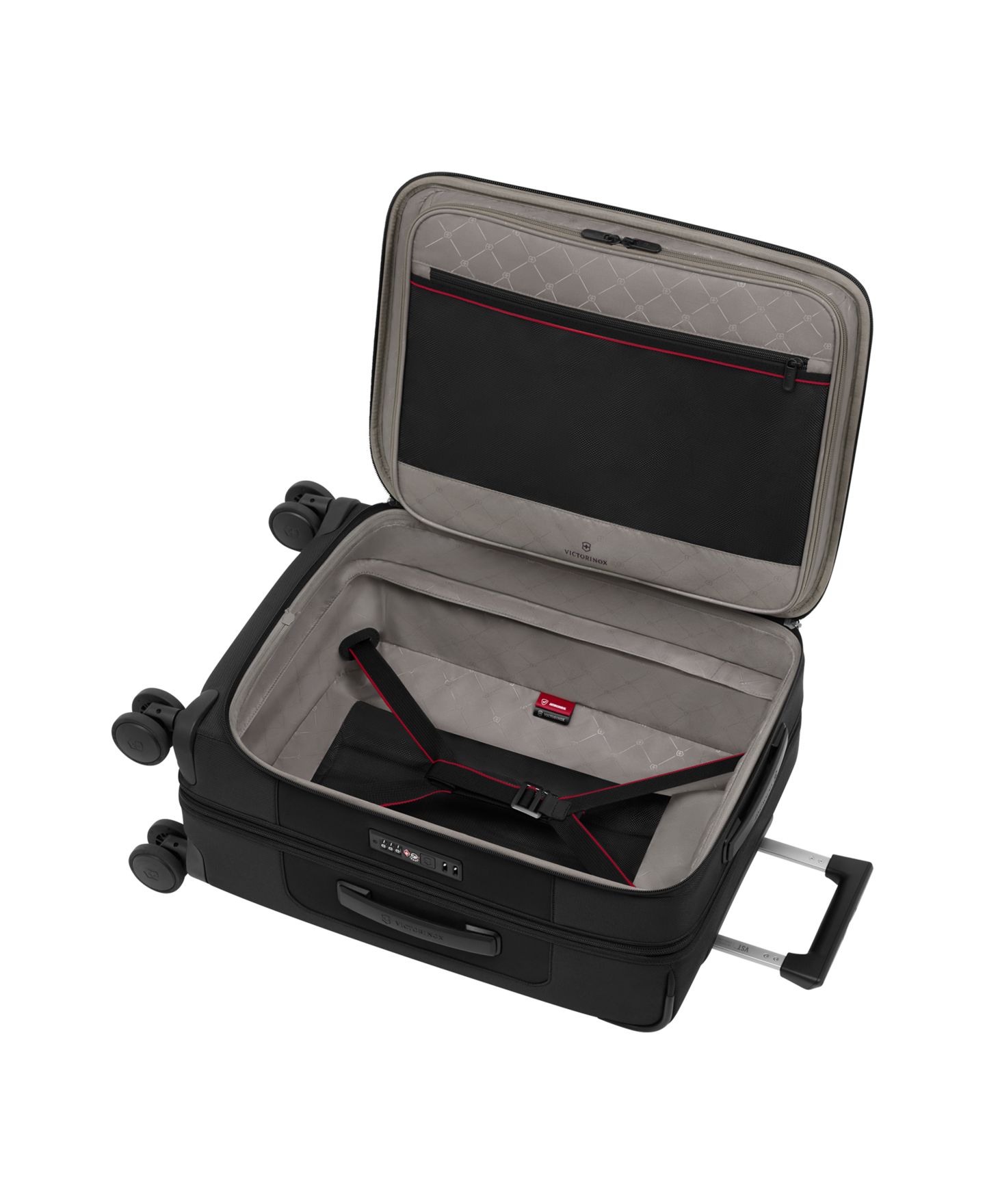 Чемодан Victorinox Werks Traveler 7.0 22" Frequent Flyer Business Carry-On Spinner, цвет: Чёрный — фото 6