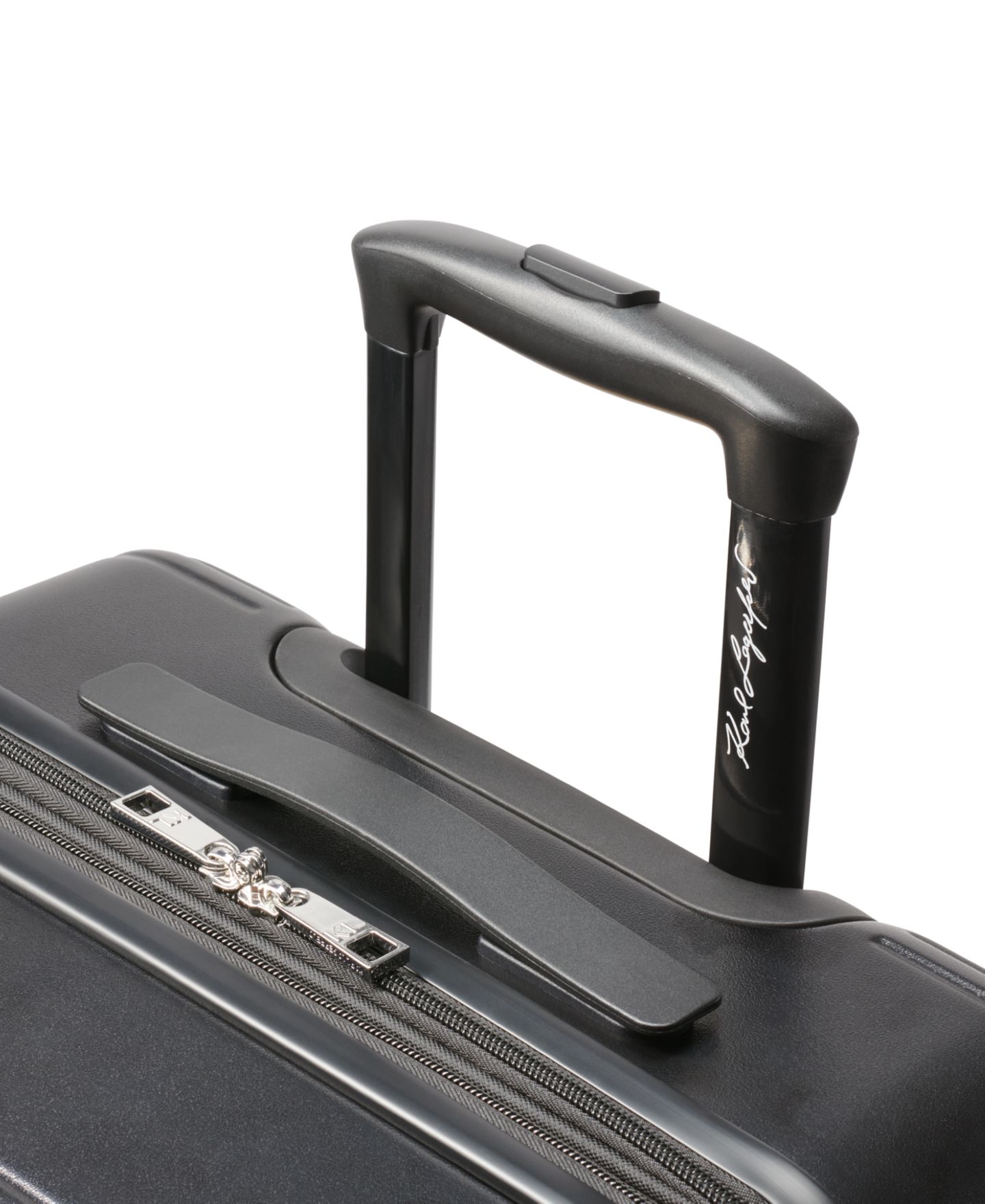 Чемодан KARL LAGERFELD PARIS Sentimental Voyage 25" Upright Luggage, цвет: Чёрный — фото 5