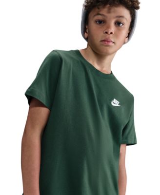  Kids' Sportswear Embroidered Logo Graphic T-Shirt