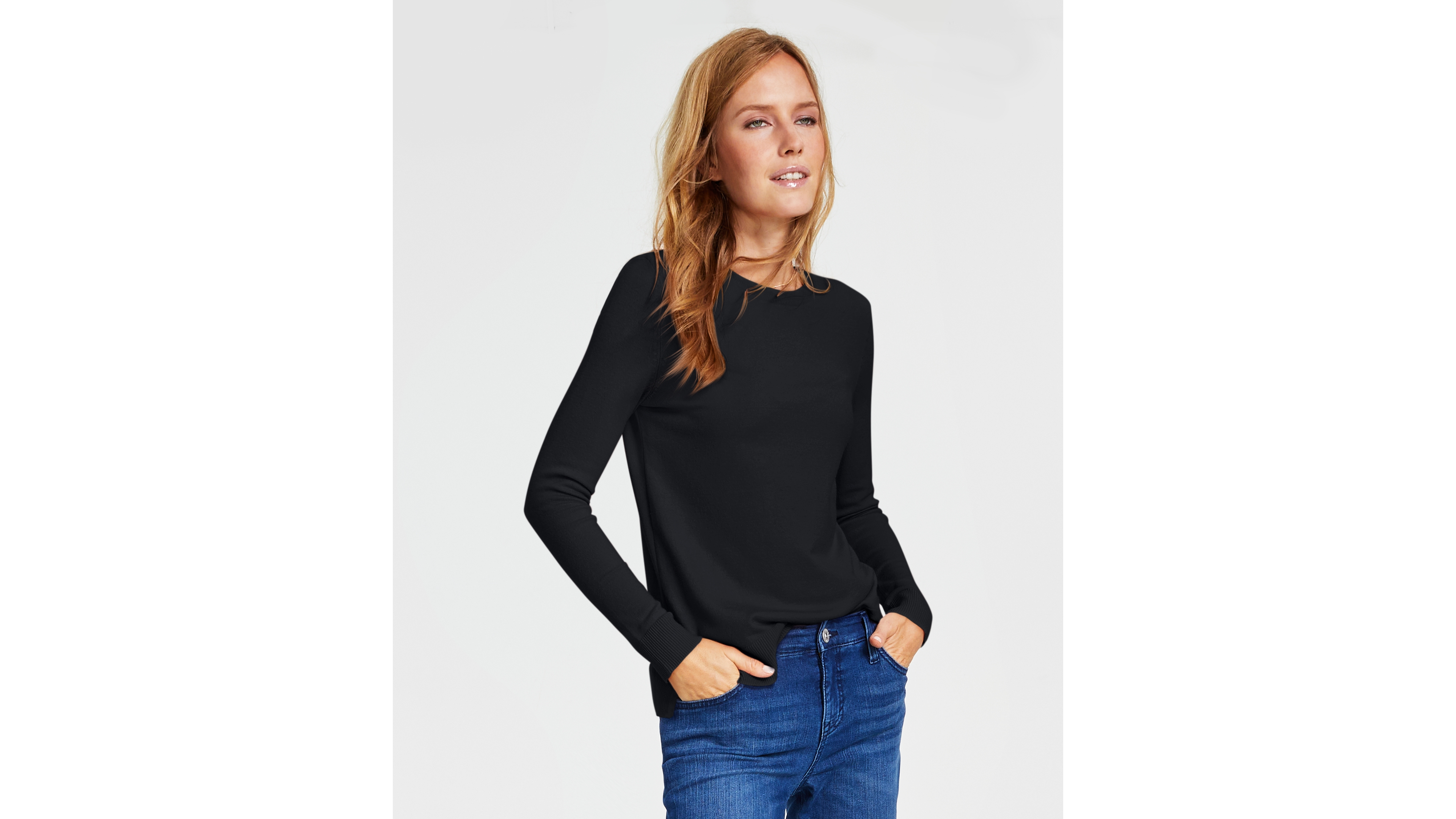 Style & Co Petite Crew-Neck Sweater, Created for Macy's