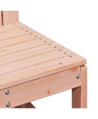 Garden Lounge Set Natural Solid Douglas Fir wood Medium Durable