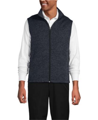 Men's School Uniform Unisex Sweater Fleece Zip Front Vest