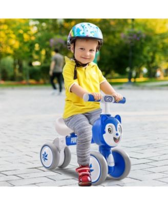 Baby Balance Bike No Pedal Lightweight Infant 4 Wheels Baby Bicycle