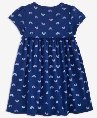 Girls' Toddler 2T-4T Rainbow Print Mini Dress, Macy's Exclusive