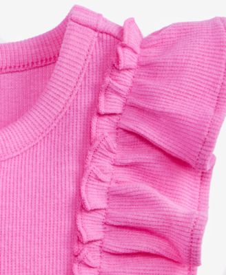 Baby Girls' Solid Ribbed Dress, Macy's Exclusive