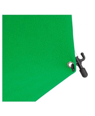 8x8' X-Drop Pro Wrinkle-Resistant Backdrop Kit with Stand, Chroma-Key Green Screen