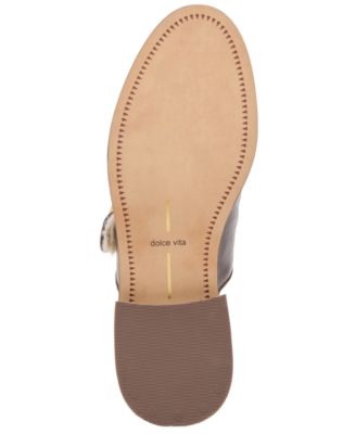 Women's Harlah Plush Cut Out Cozy Mule Flats