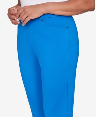 Petite Barcelona Stretch Ponte Knit Short Length Pants