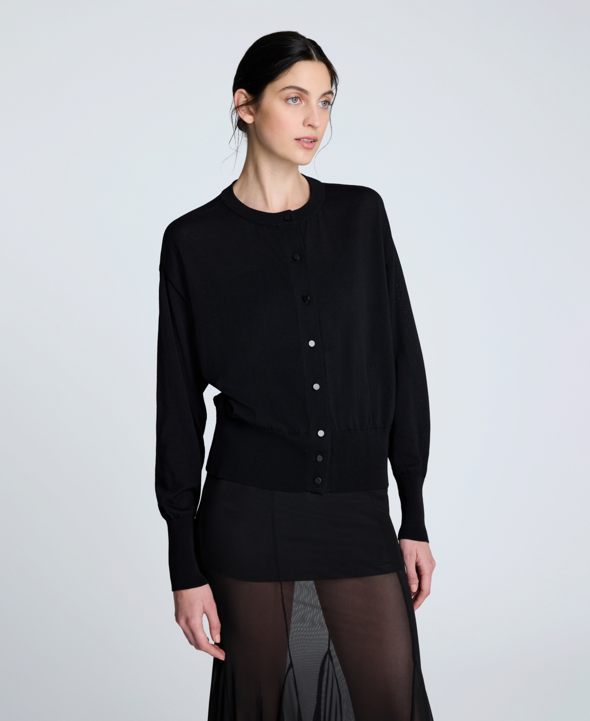 Kenneth Cole Women's Long-Sleeve Cardigan Sweater