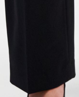 Plus Size Belted Wide-Leg Mid-Rise Pantsuit 